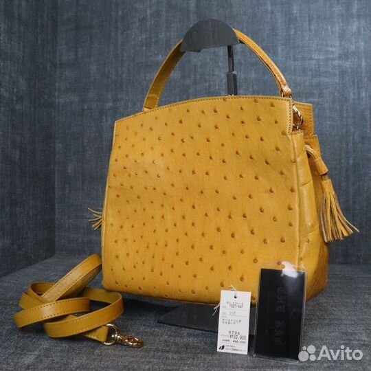 Сумочка женская ручная кожа страуса Japan