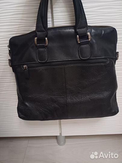 Мужской кожаный портфель италия