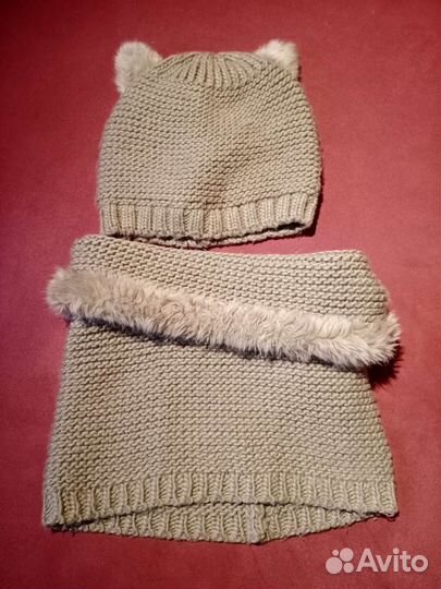 Шапочка zara для девочки