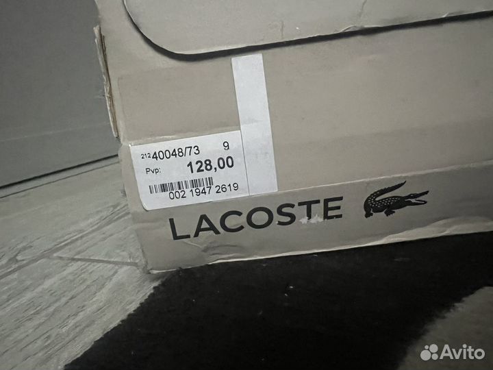 Кеды lacoste оригинал