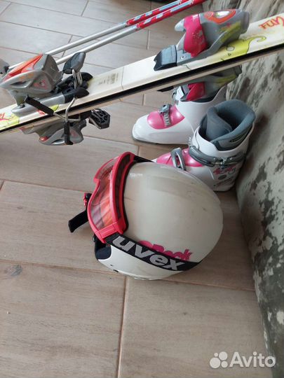 Горные лыжи детские 110 комплект