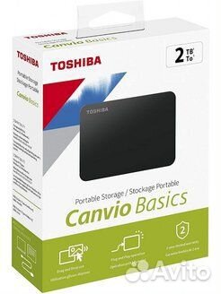 2 тб Внешний HDD Toshiba Canvio Basics