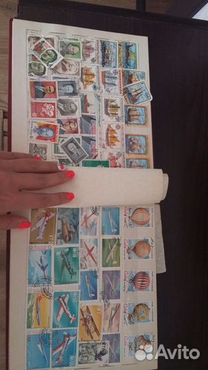 Альбом с марками 60х, 70х, 80х СССР, Куба, Монголи
