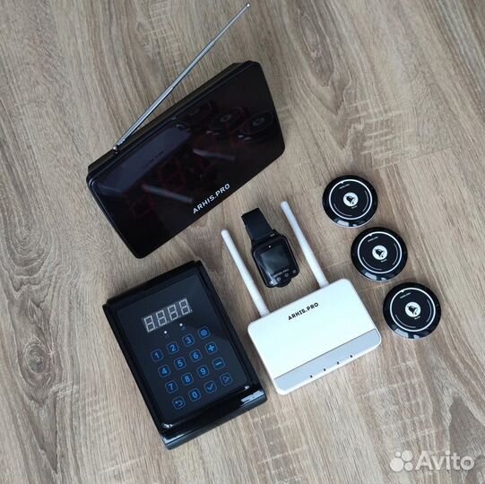 Кнопка вызова персонала, мастера / часы, пульт, та