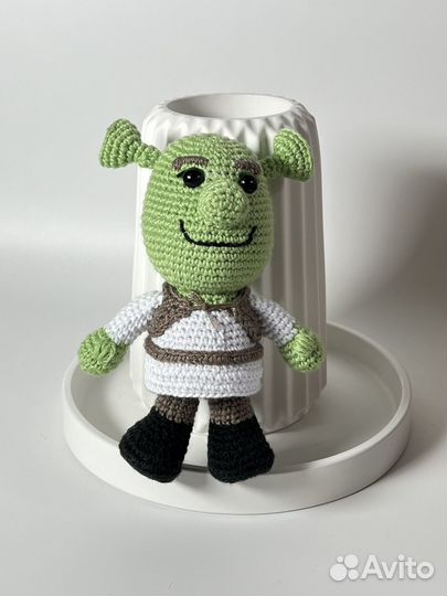 Набор вязаных кукол - Шрек и Фиона