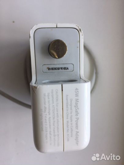 Зарядное блок питания apple macbook magsafe 1