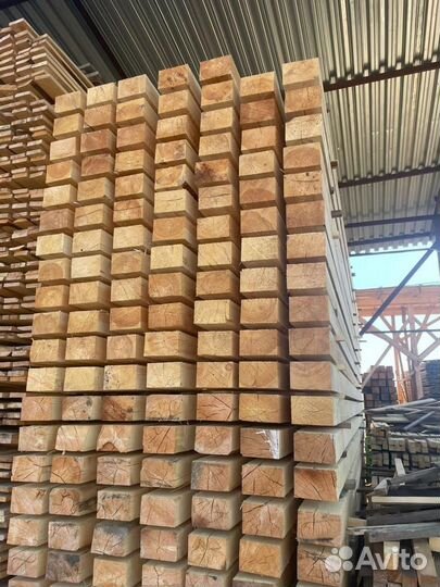Брус 1 сорт, цена с учетом доставки, от 30 м3