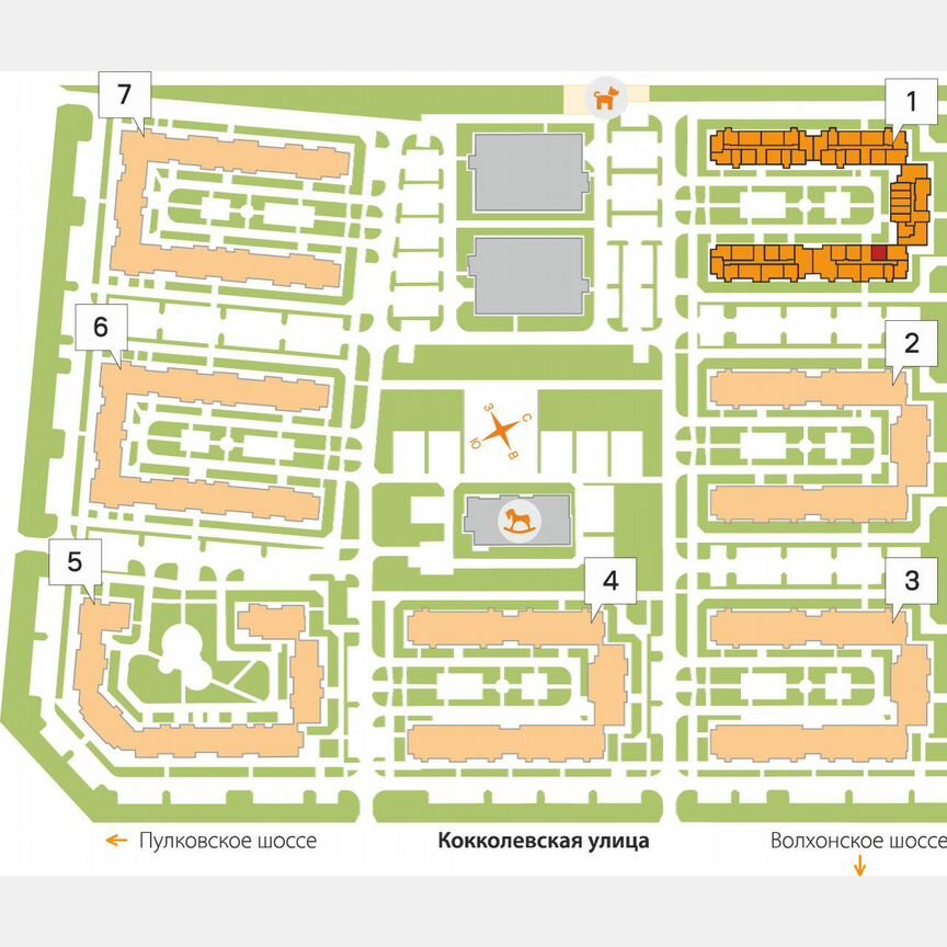 1-к. квартира, 38,9 м², 5/5 эт.