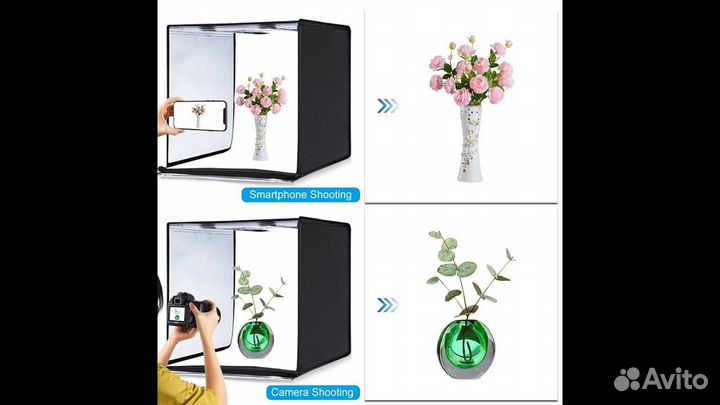 Фотобокс 40х40х40 для предметной съемки