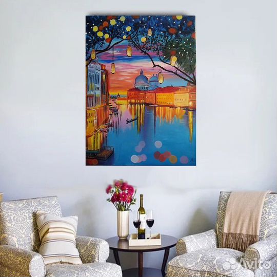 Венеция. Картина маслом пейзаж