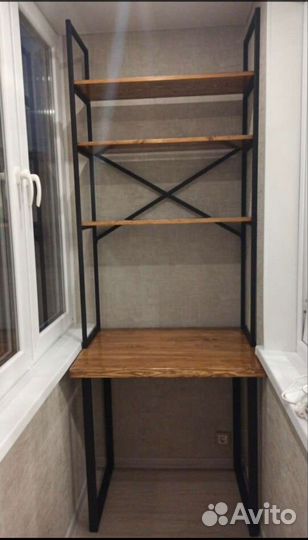 Стеллаж для стиральной машины лофт