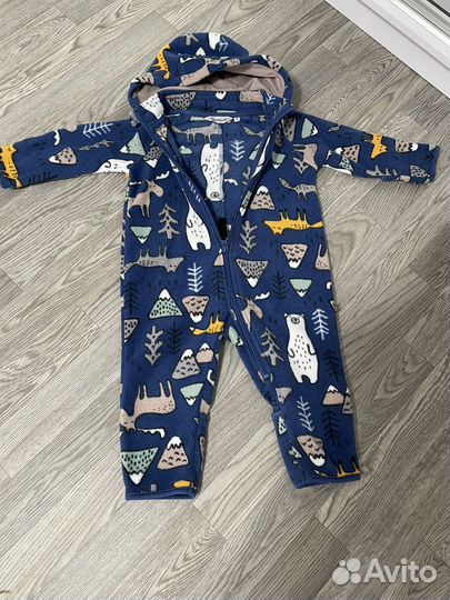 Флисовый комбинезон crockid 74