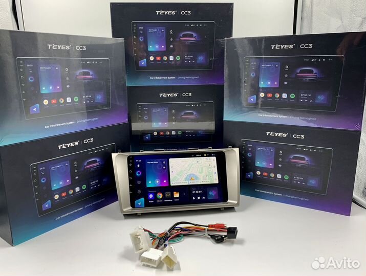 Магнитола Teyes CC3 3/32 для Тойота Камри 40