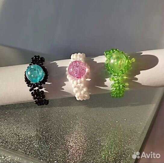 Кольца из бисера