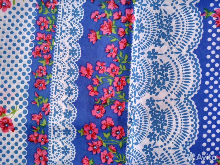 Отрез ткани. Ацетатный шёлк. Винтаж