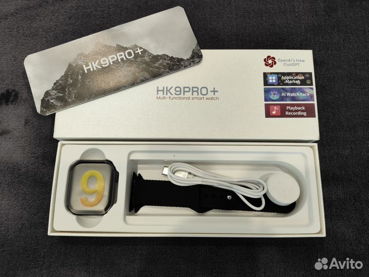 Смарт часы HK9 PRO+/amoled2.02/iOS/Android/BT