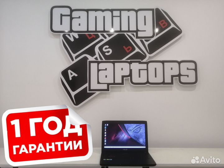 Игровой ноутбук asus Full HD i5/GTX1060/SSD