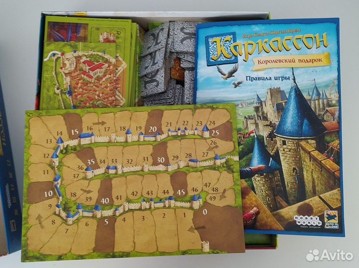 Настольная игра каркассон королевский подарок