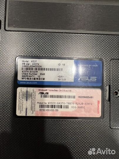 Asus k53t
