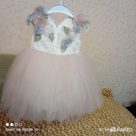 Платье для девочки 92