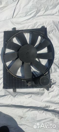Mercedes фара, вентилятор радиатора w140