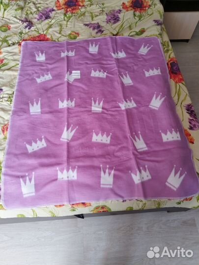 Одеяло байковое детское новое