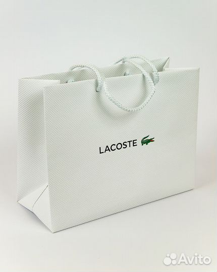 Lacoste пакет подарочный оригинал цум большой