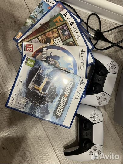 Sony playstation 5 ps5 2 джойстика