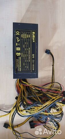 Блок питания zumax 1850w купить в Москве | Электроника | Авито