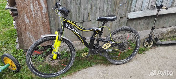 Горный велосипед для подростка raleigh 24 nitro