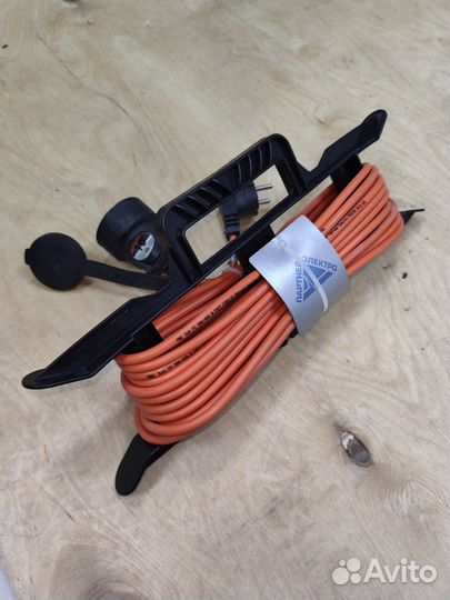 Удлинитель-шнур, 1 розетка, с/з, 6А 10 м 1