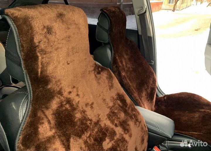 Меховые накидки на сидения