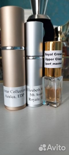 Сет нишевых отливантов парфюмерии