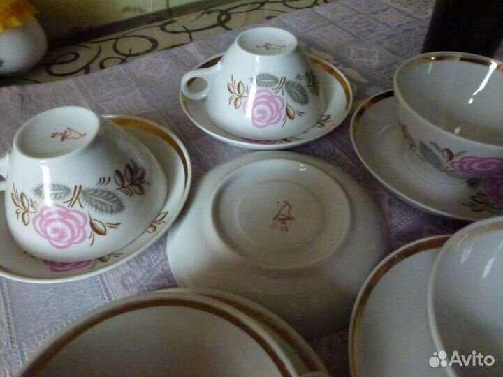 Чайные пары. Фарфор Дулево