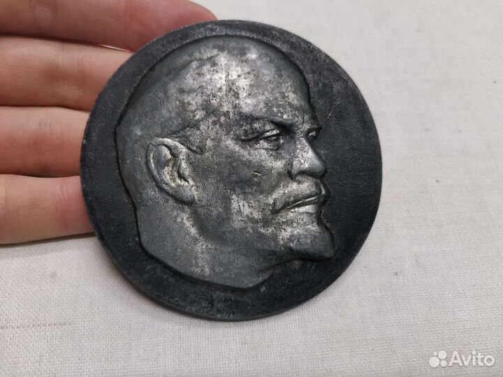 Настольная медаль Ленин Тяжёлая СССР (Ч)