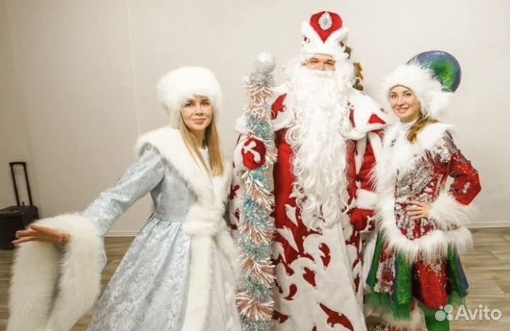 Дед Мороз и снегурочка на Новый год