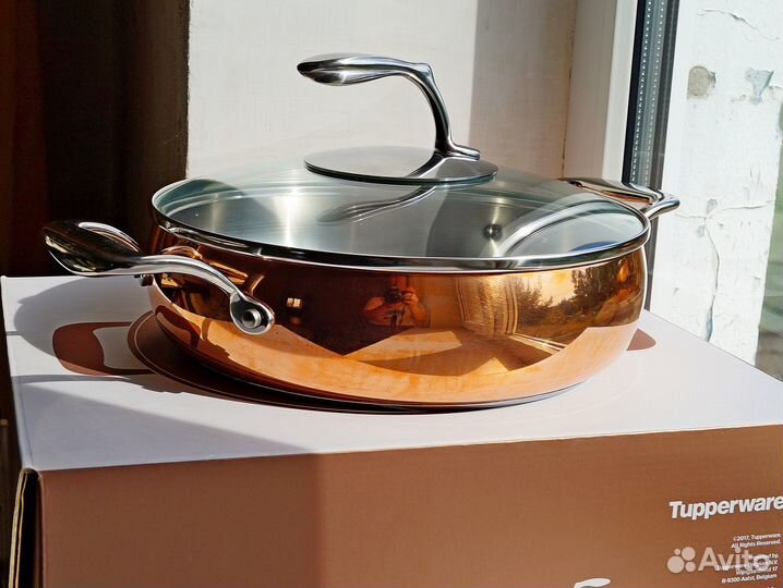 Медный сотейник 