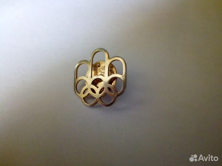 Официальный значок летней Олимпиады 1976 Монреаль