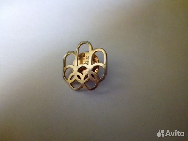 Официальный значок летней Олимпиады 1976 Монреаль