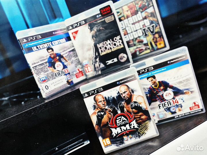 Игры для Sony PS3 (набор из 5 дисков)