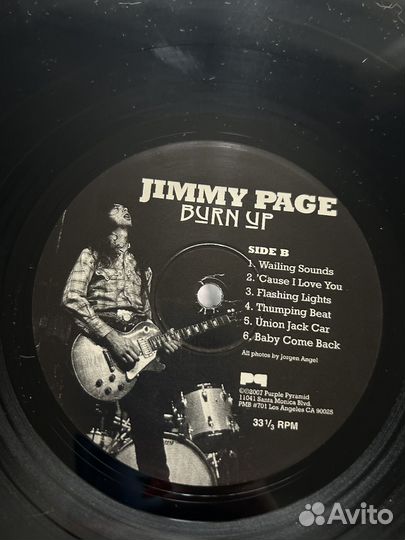 Jimmy Page Burn up Lp