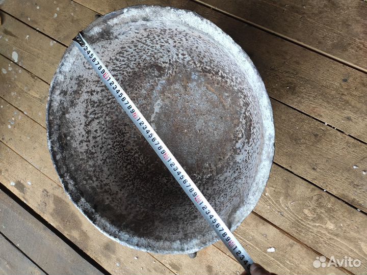 Чан чугунный диаметр49см высота29см