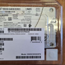 SSD диск intel D3-S4610 3.84 тб