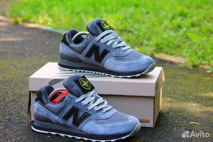 NEW balance 574 – элегантный синий стиль