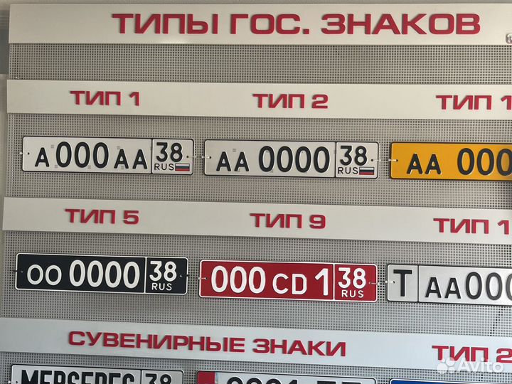 Изготовление гос номеров