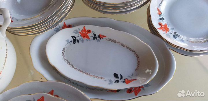 Столовый сервиз на 6 персон, 34 предмета