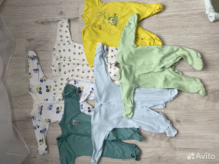 Вещи от 0 до 6 месяцев