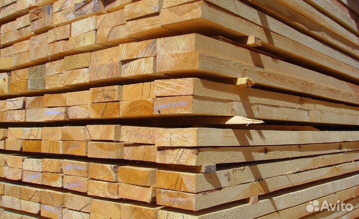Доска сосна 50х150мм, натуральная, гост