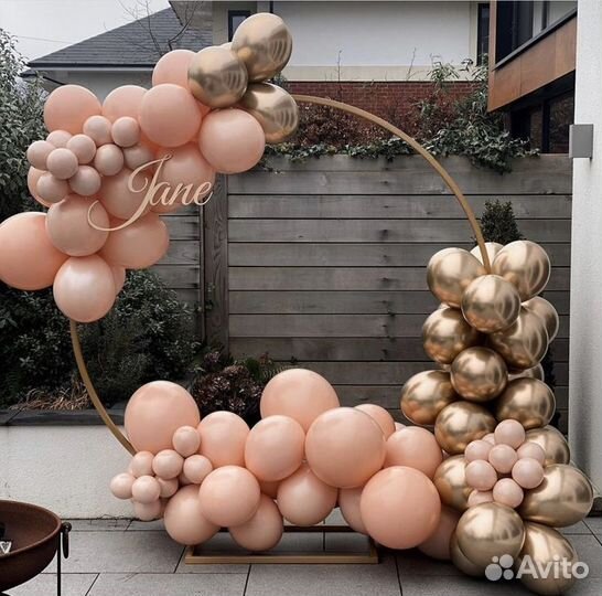 Оформление из шаров, арка воздушные шары, шарики