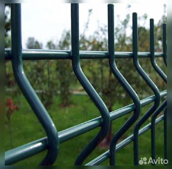 Забор сетка 3д